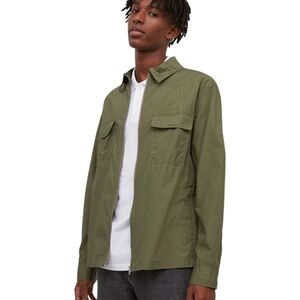 H&M Army Green Men's Shirt Jacket
